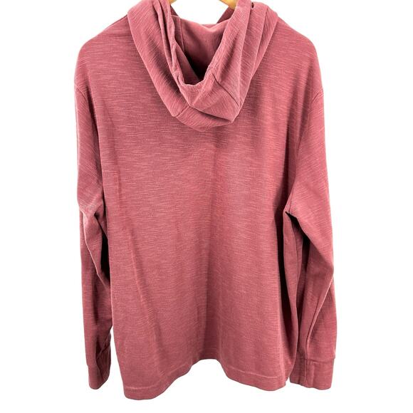 Banana Republic Factory Double Knit‎ XLarge Velvet Rose Hoodie - Picture 7 of 10
